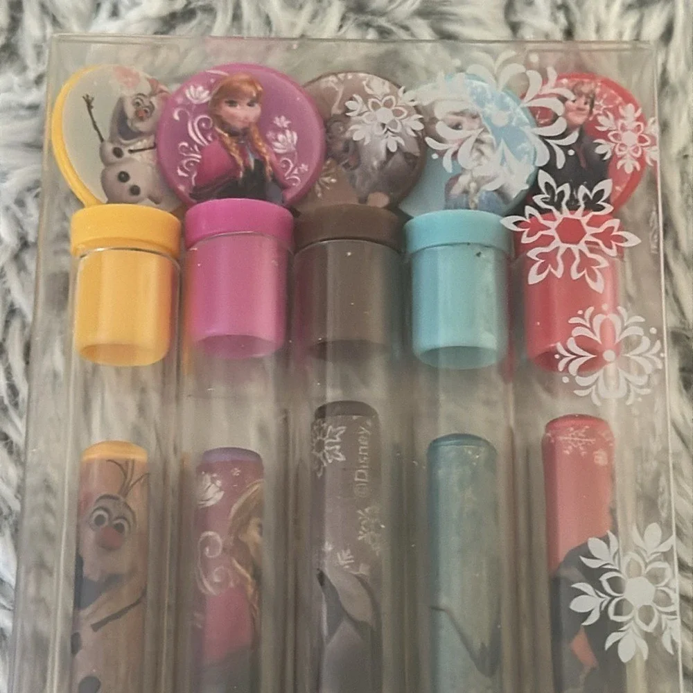 Disney Frozen Scented Colored Pencils Scentco Smencils 5 Pack Recycled Newspaper